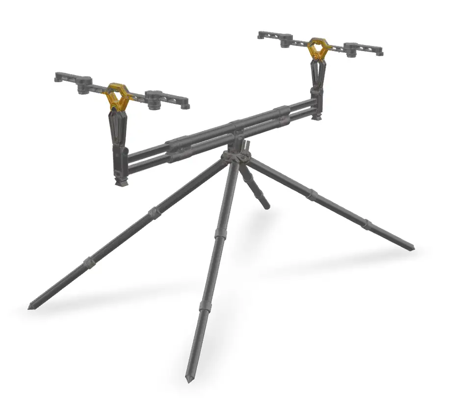 Rod Pod Excellent Absolute Grey + Gold