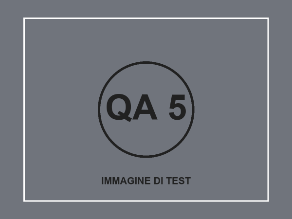 Immagine di test QA 5